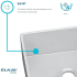 Elkay SWUF2520WH - Sound Absorbing Feature