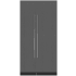 Sub-Zero Designer Series SZREFDEC01 - Column Refrigerator &amp; Freezer Set with 18 Inch Freezer and 24 Inch Refrigerator