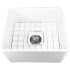 Nantucket Sinks Cape Collection TFCFS20 - 20 Inch Fireclay Farmhouse Kitchen Sink