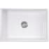 Nantucket Sinks Cape Collection TFCFS27 - 27 Inch Farmhouse Fireclay Sink with Drain and Grid