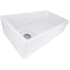 Nantucket Sinks Cape Collection TFCFS36 - 36 Inch Farmhouse Fireclay Kitchen Sink