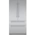 Thermador Freedom® Collection T42BT120NS - 42 Inch Built-In 4-Door French Door Smart Refrigerator with 18.5 cu. ft. Total Capacity in Front View