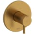 Rohl RIU™ TRUTM23KNBG - Riu™ Single Lever Handle Thermostatic &amp; Pressure Balance Trim with 3 Functions and Knurled Handle in Brushed Gold