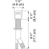 Franke AG100 - Dimensions