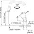 Franke Kubus Series FFP4250 - Dimensions