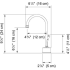 Franke DW6100FRC - Dimension Guide