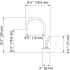 Franke The Little Butler Series LB7200100HT - Dimension Guide