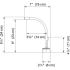 Franke DW9000FRC - Dimension Guide