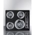 Summit TEL03 - 24" Wide 4-Burner Coil Cooktop
