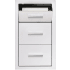 Summerset TDC17M - 17 Inch Stainless Steel Masonry Double Access Drawer With Paper Towel Holder