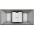 Vent-A-Hood TH466PSLESS - 66 Inch Island Hood Liner Insert - Bottom View
