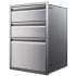 Memphis Grills VGC21DB3 - 21 Inch Triple Access Stainless Steel Drawer Stack with Soft Close