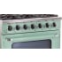 Unique Appliances Classic Retro UGP36CRLG - 36 Inch Freestanding Retro Gas Range Zinc Cast Handles and Knobs