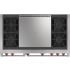 Wolf M Series DF48450FSP - 48" Dual Fuel Range - 4 Burners and French Top- Cooktop