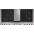 Wolf M Series DF60650CGSPLP - 60" Dual Fuel Range - 6 Burners, Infrared Charbroiler and Infrared Griddle Cooktop