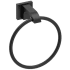 Rohl Zendo ZO7BK - 6 1/2 Inch Wall Mounted Towel Ring in Black