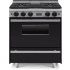 FiveStar TPN2827W - 30" Freestanding Gas Range in Black