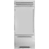 True Residential TR36RBFLSSA - 36 Inch Bottom Mount Refrigerator Solid Door