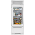 True Residential TR30RBFLSGA - 30 Inch Bottom Freezer Refrigerator Column in Front View