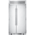 True Residential TR42SBSSSC - 42" Side By Side Refrigerator with Solid Stainless Steel Doors