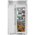 True Residential TR48SBSSGC - 48" Side By Side Refrigerator with Stainless Glass Door