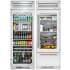 True Residential TRBMREFBEVGS301 - True Residential Side-by-Side Bottom Mount Refrigerator Column Set