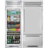 True Residential TRBMREFBEVSS361 - True Residential Side-by-Side Bottom Mount Refrigerator Column Set