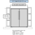 Frigidaire TWINSINSTALLKIT75F - Dimensions