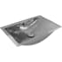 Nantucket Sinks TRSOF - Hand Hammered Stainless Steel Rectangle with Undermount Bathroom Sink