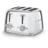 Smeg 50's Retro Design TSF03SSUS - 50's Retro Style Aesthetic 4x4 Slice Toaster