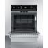 Summit TTM7212BKW - 24 Inch Single Gas Wall Oven
