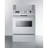 Summit TTM7882BKW - 24 Inch Single Gas Wall Oven
