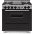 FiveStar TTN3267W - 36 Inch Freestanding Dual Fuel Range with 4 Open Burners