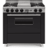 FiveStar TTN3267W - 36 Inch Freestanding Dual Fuel Range with 4 Open Burners