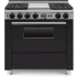 FiveStar TTN3397W - 36 Inch Freestanding Dual Fuel Range with 4 Sealed Burners
