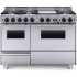 FiveStar TPN5267BW - 48 Inch Freestanding Dual Fuel Range with 6 Open Burners