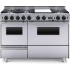 FiveStar TPN5267BW - 48 Inch Freestanding Dual Fuel Range with 6 Open Burners