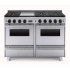 FiveStar TTN5327BW - 48 Inch Freestanding Gas Range with 6 Open Burners