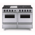 FiveStar TTN5327BW - 48 Inch Freestanding Gas Range with 6 Open Burners
