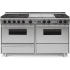 FiveStar TTN6397BW - 60 Inch Freestanding Dual Fuel Range with 6 Sealed Burners
