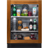 True Residential TUR24LOGC - 24" Overlay Ready Glass Door Undercounter Refrigerator