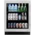 True Residential TURADA24LGAS - ADA Height 24" Stainless Glass Door Undercounter Refrigerator