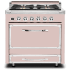 Viking Tuscany Series TVDR3614BBH - 36 Inch Freestanding Dual Fuel Range in Blush Finish