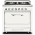 Viking Tuscany Series TVDR3614BPW - 36 Inch Freestanding Dual Fuel Range in Front View