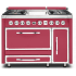 Viking Tuscany Series TVDR4814GVA - 48 Inch Freestanding Dual Fuel Range in Front View