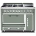 Viking Tuscany Series TVDR4814IEU - 48 Inch Freestanding Gas Range with 4 Sealed Burners and Induction Element Burner