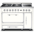 Viking Tuscany Series TVDR4814IPW - 48 Inch Freestanding Dual Fuel Range in Front View