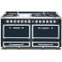 Viking Tuscany Series TVDR6616GSB - 66 Inch Tuscany Dual Fuel Range with Griddle