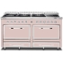 Viking Tuscany Series TVDR6616IBH - 66 Inch Freestanding Dual Fuel Range in Blush Finish