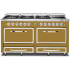 Viking Tuscany Series TVDR6616IGH - 66 Inch Freestanding Dual Fuel Range in Front View